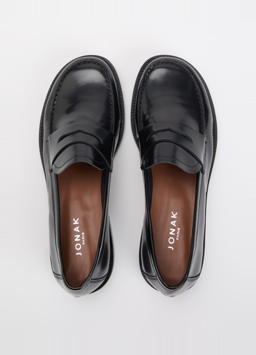 Jonak Dolivia loafer van kalfsleer - detail 2 zwart