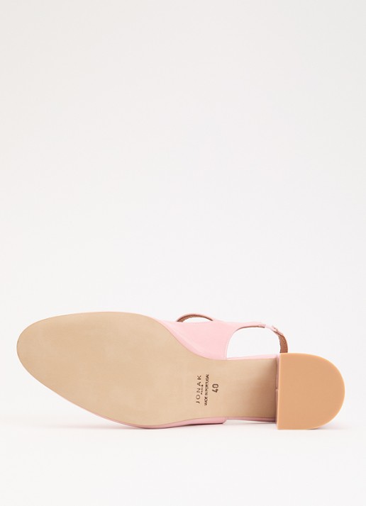 Jonak Dollar Mary Janes sandalette van leer  - detail 3 roze