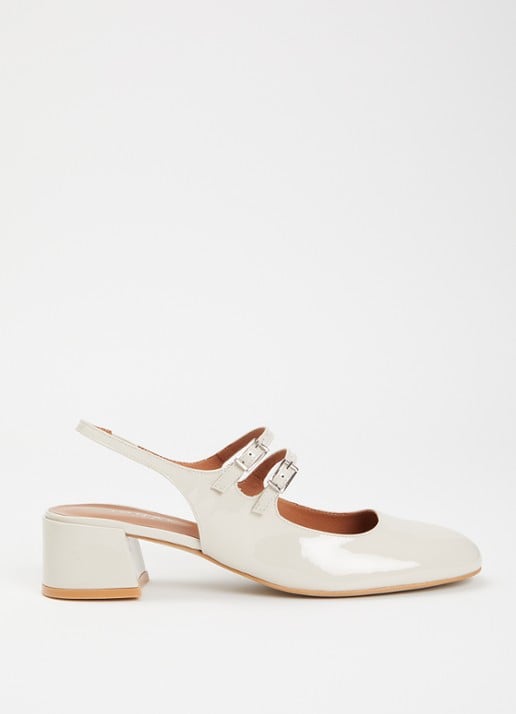 Jonak Drible slingback van kalfsleer met gespdetail