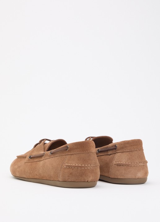 Jonak Lalie bootschoen van suède - achterkant 2 cognac