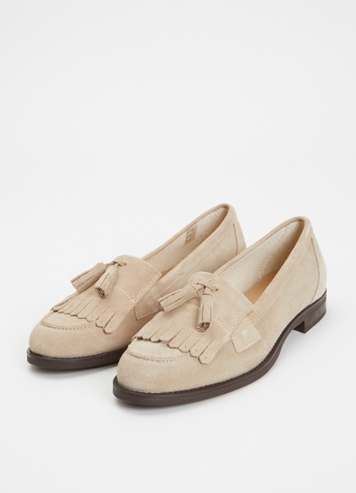 Jonak Nelle Croute loafer van suéde  - detail 2 beige