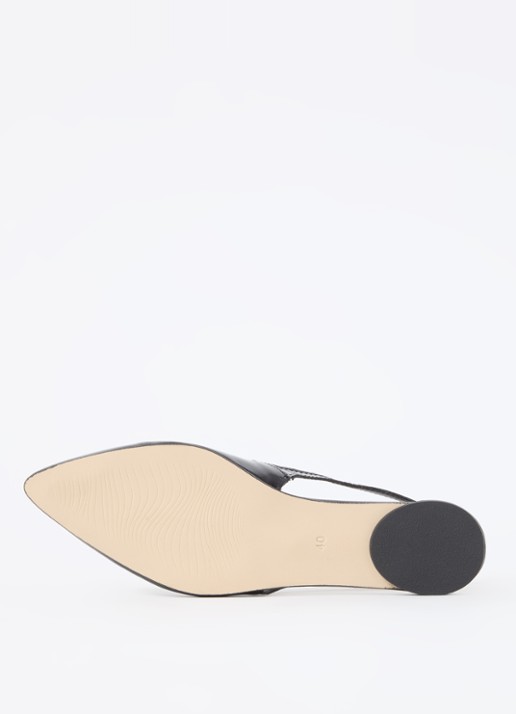 Jonak Noa slingback van lakleer  - detail 4 zwart