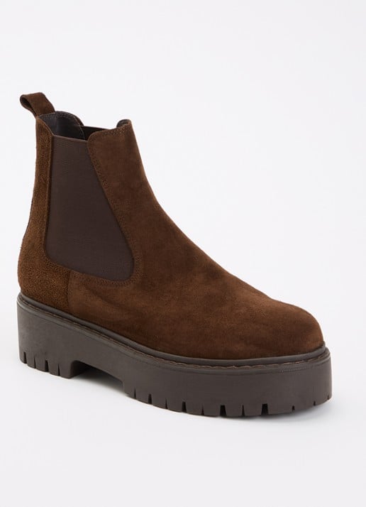 Jonak Ravie chelsea boot van kalfssuède
