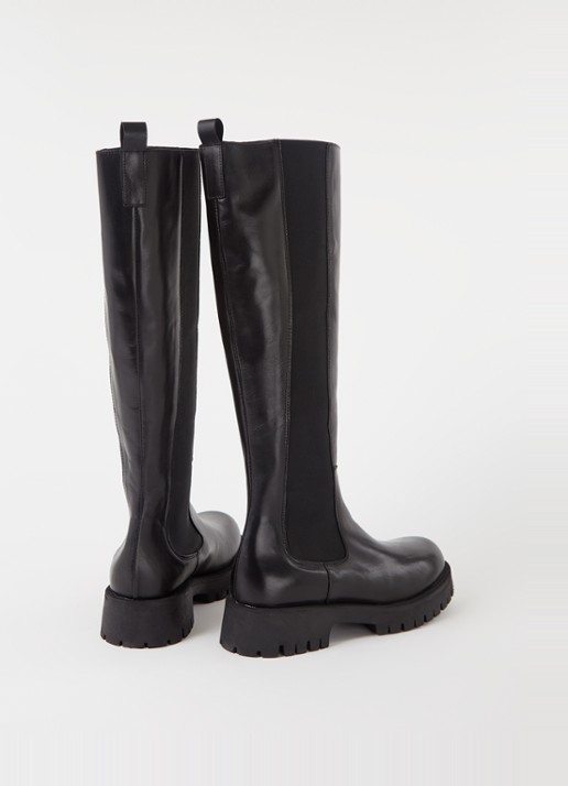 Jonak Rebel chelsea boot van leer - detail 5 zwart