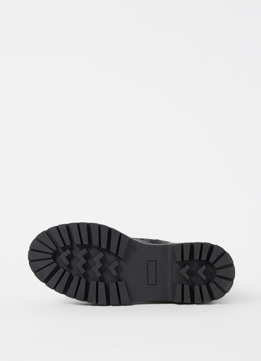 Jonak Robbo veterboot van leer - detail 5 zwart