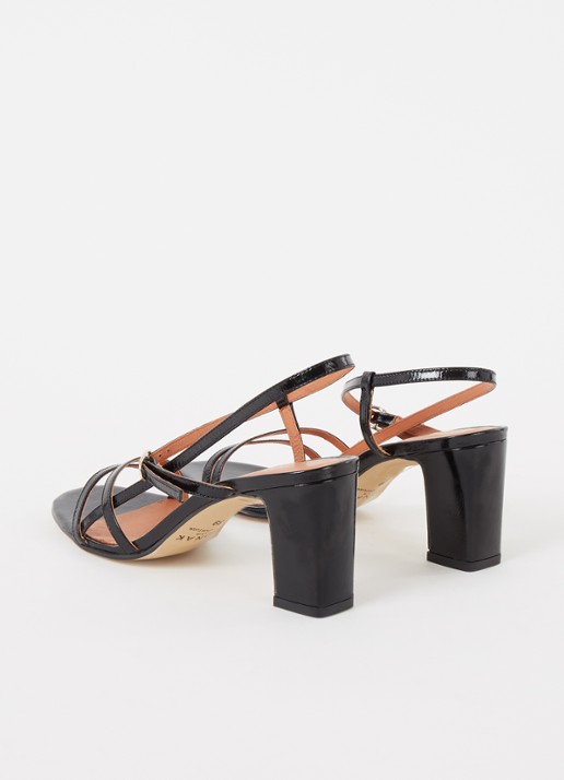 Jonak Vicomte sandalette van leer - detail 4 zwart