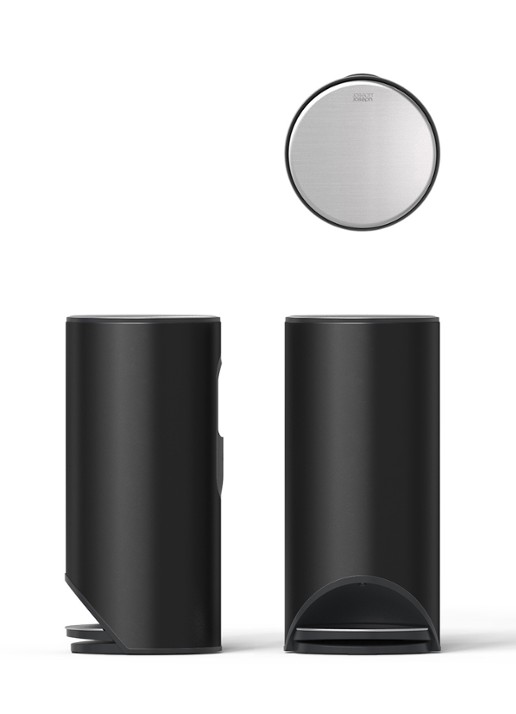 Joseph Joseph Arc prullenbak 30 liter - detail 4 zwart