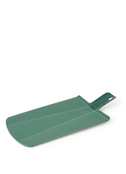 Joseph Joseph Chop2Pot snijplank 47 x 26,5 cm - voorkant donkergroen
