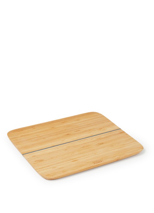 Joseph Joseph Chop2Pot snijplank van bamboe 33 x 27 cm - voorkant 2 lichtbruin