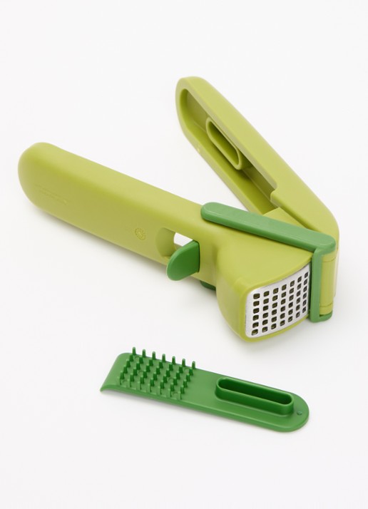 Joseph Joseph CleanForce knoflookpers  - voorkant 2 mosgroen
