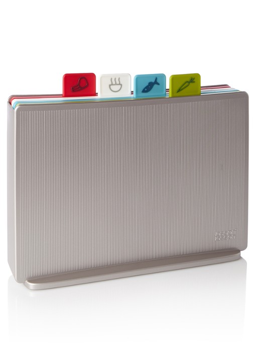 Joseph Joseph Index snijplank 31 x 21 cm set van 4 - voorkant multicolor