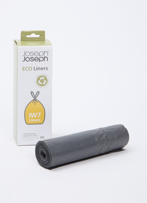 Joseph Joseph Intelligent Waste vuilniszak 20 liter 20 stuks - voorkant 2 antraciet