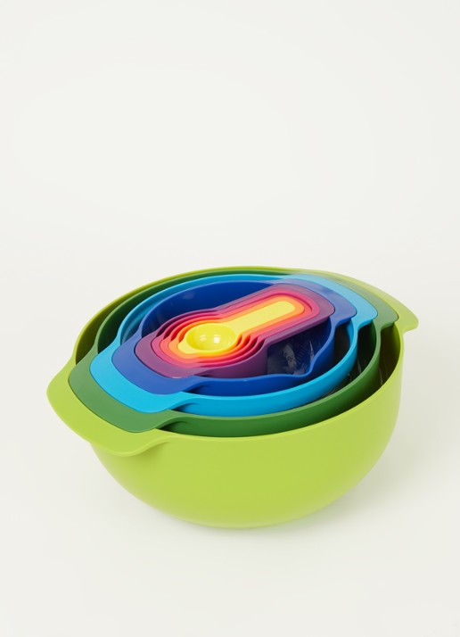 Joseph Joseph Nest 9 Plus kook- en bakset 9-delig - voorkant 2 multicolor