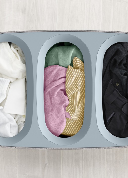Joseph Joseph Tota Trio wasmand 71 cm - detail grijs