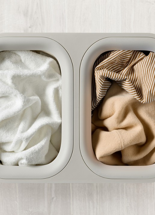 Joseph Joseph Tota Twin Luxe wasmand 73,5 cm - detail 4 beige