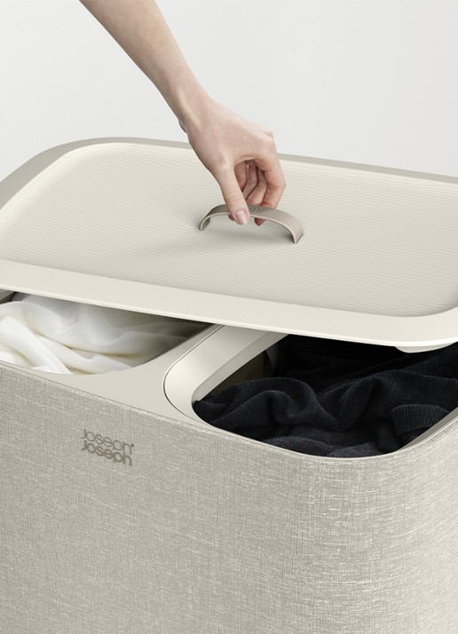 Joseph Joseph Tota wasmand 71 cm - detail beige