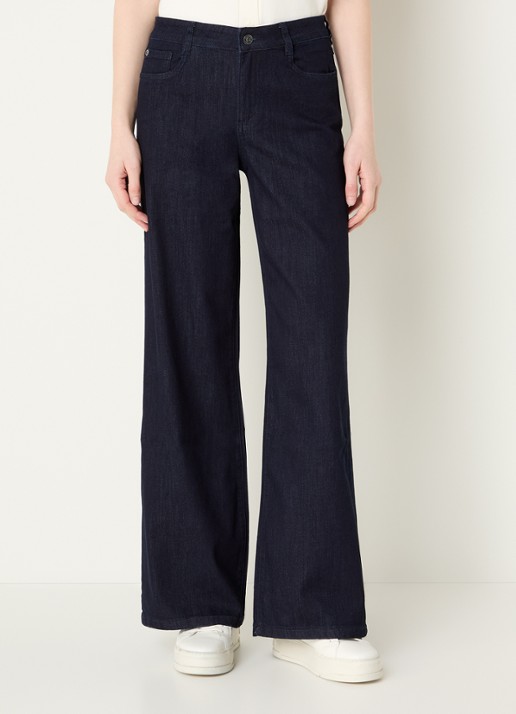 Joseph Ribkoff High waist loose fit jeans met lichte wassing
