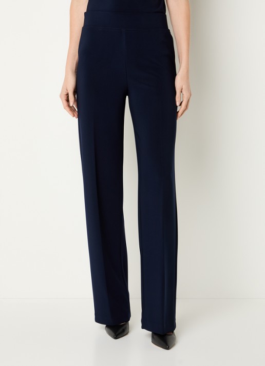 Joseph Ribkoff High waist straight fit pantalon met persplooi
