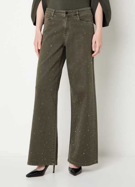Joseph Ribkoff Low waist straight fit jeans met gekleurde wassing