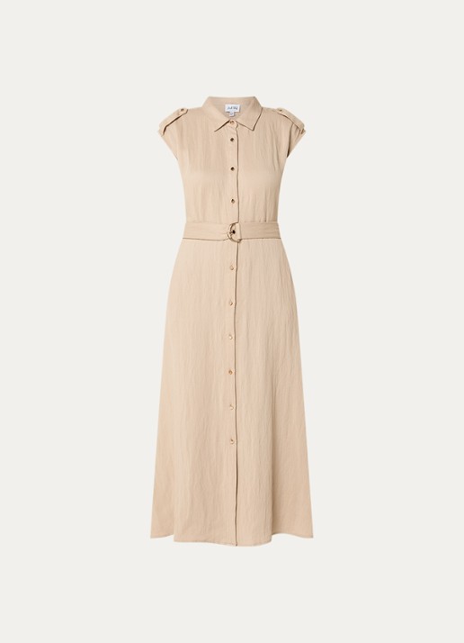 Joseph Ribkoff Midi blousejurk met kraag en ceintuur