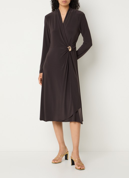 Joseph Ribkoff Midi jurk met knoopdetail