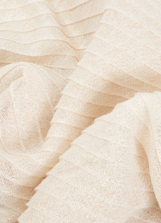 Joseph Ribkoff Sjaal met glitter 180 x 65 cm - detail 2 beige