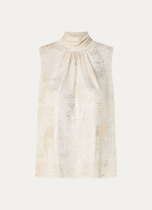 Joseph Ribkoff Top met lurex en plooidetail