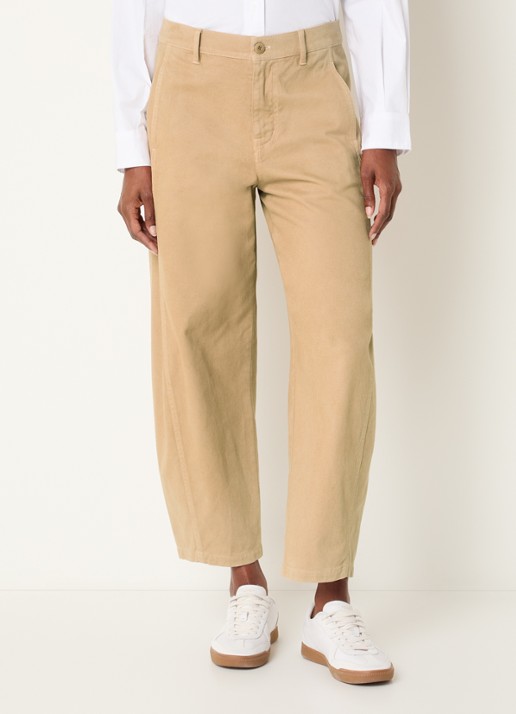 Josephine & Co Basile high waist balloon fit broek met steekzakken - detail 3 camel