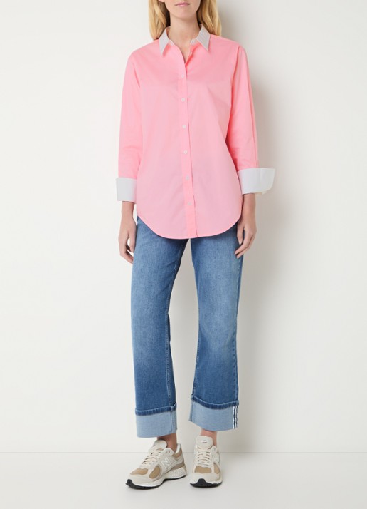 Josephine & Co Bax blouse met kraag - voorkant 3 roze