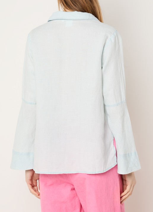 Josephine & Co Belou tuniek van chambray - achterkant 4 lichtblauw
