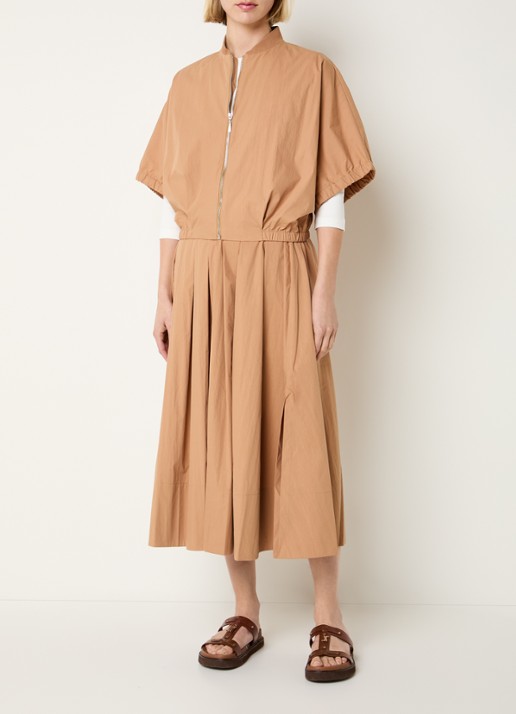 Josephine & Co Benedict cropped jack met vleermuismouw - voorkant 4 cognac