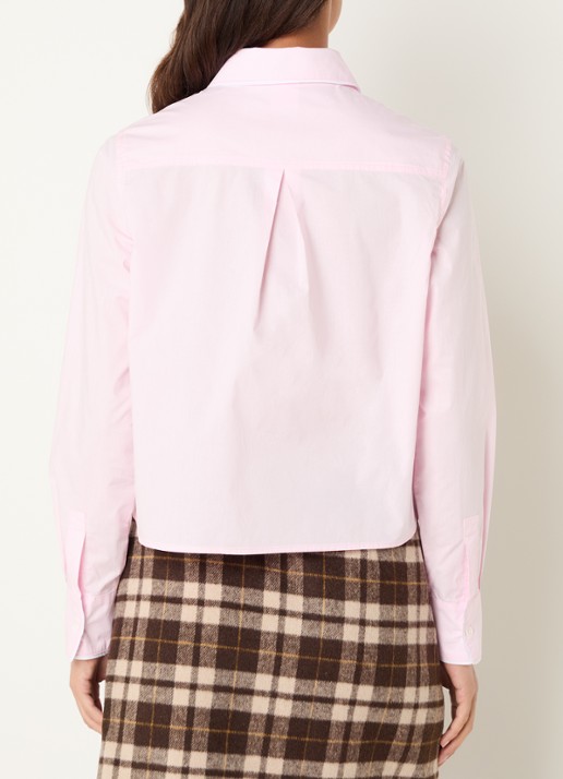 Josephine & Co Blouse met logoborduring - achterkant 4 lichtroze