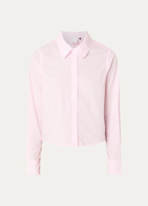Josephine & Co Blouse met logoborduring - voorkant lichtroze
