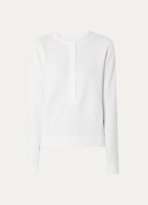 Josephine & Co Boyd longsleeve met structuur - voorkant 3 wit