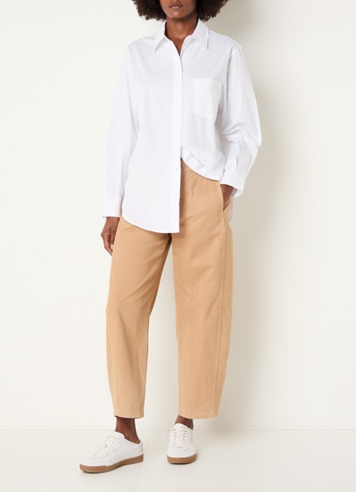 Josephine & Co Casa blouse met borstzak - voorkant 2 wit