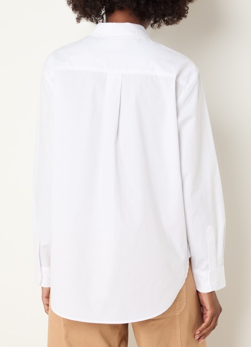 Josephine & Co Cass blouse met borstzak - achterkant wit
