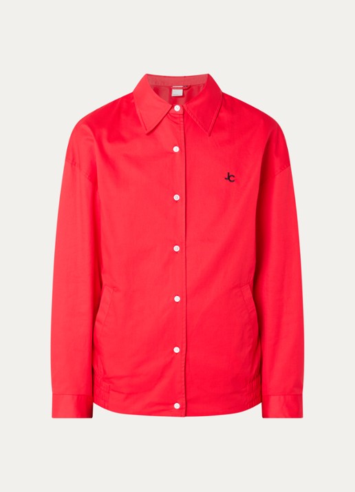 Josephine & Co Cleo overshirt met steekzakken - voorkant 3 rood