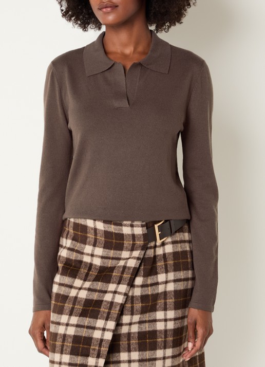 Josephine & Co Cyton fijngebreide pullover met polokraag