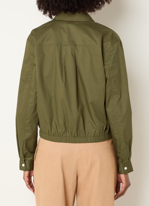 Josephine & Co Jack met logo en steekzakken - achterkant 4 bronsgroen