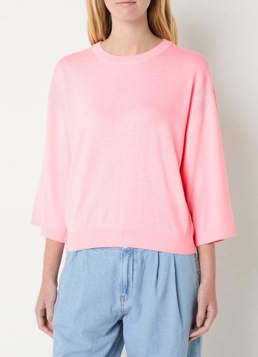 Josephine & Co Janou fijngebreide pullover met trompetmouw