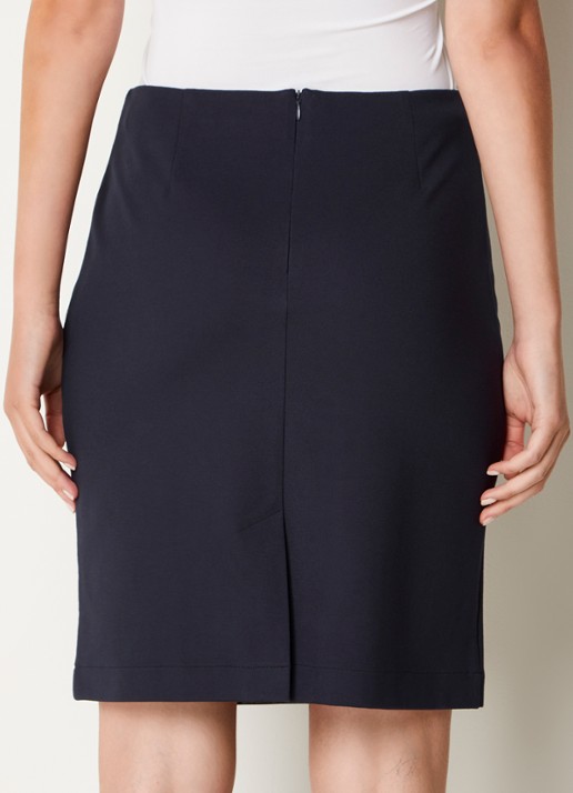 Josephine & Co Pip mini kokerrok van jersey - achterkant 3 donkerblauw