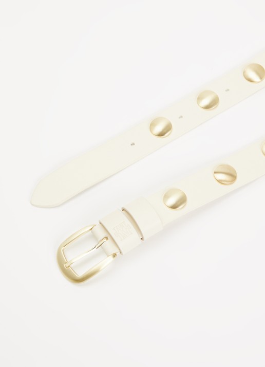 JOSH V Amina riem met studs - detail 2 ivoor