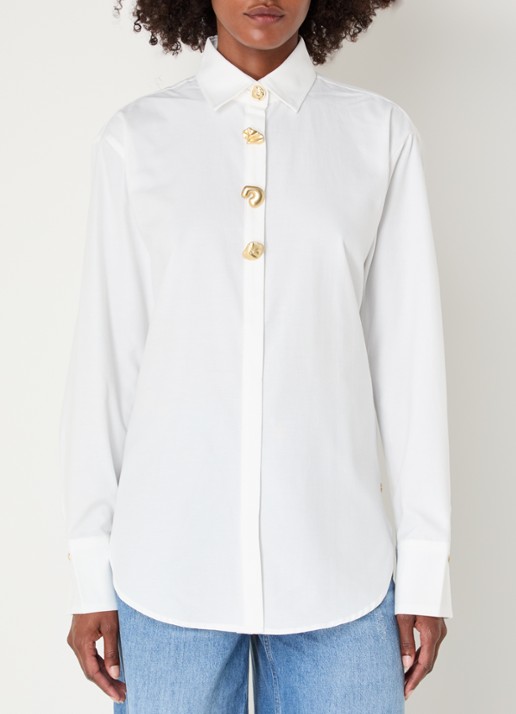 JOSH V Chenda blouse met strikceintuur