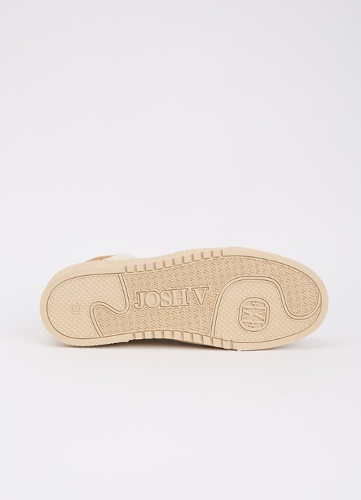 JOSH V Cynthia sneaker met details van leer - detail 2 creme