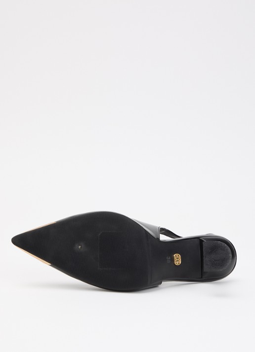 JOSH V Eleanna slingback met metallic details  - detail 5 zwart