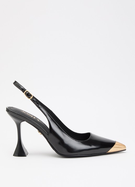 JOSH V Eleanna slingback met metallic details