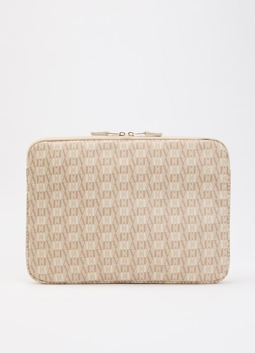 JOSH V Felicia laptophoes met logoprint 15 inch