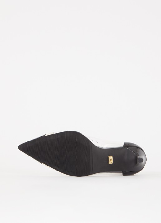 JOSH V Michou pump met lakleren details - detail 4 zwart