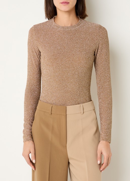 JOSH V Palmer top met lurex