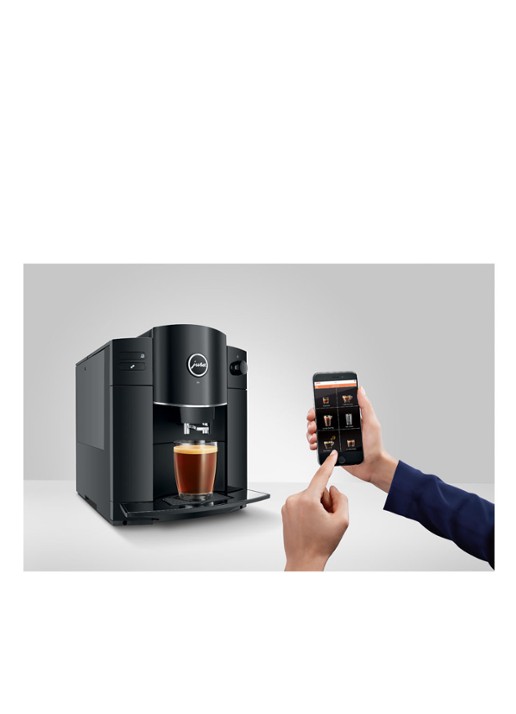 JURA D4 Piano Black koffiemachine 15221 - detail 4 zwart